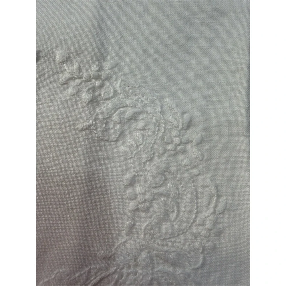 Vintage Old Guest Cotton Hand Towels‎ Beautiful Embroidery 527-2